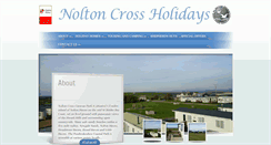 Desktop Screenshot of noltoncross-holidays.co.uk